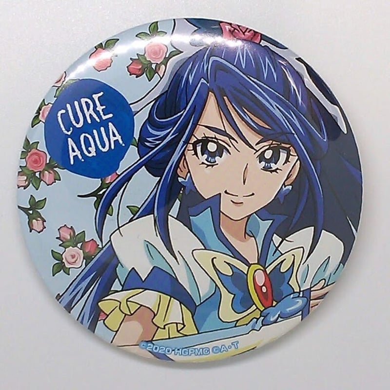 プリキュア　アクア　缶バ プリキュア5 キュアアクア プリティストア出張店 in SHIBUYA109