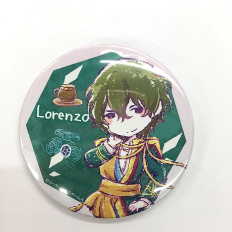 アンジェリークルミナライズ　ロレンツォ　 缶バッジ