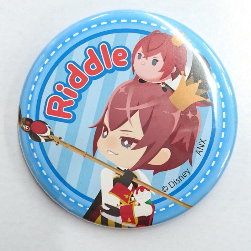 ツイステッドワンダーランド ツイステ リドル 缶バッジ ディズニー