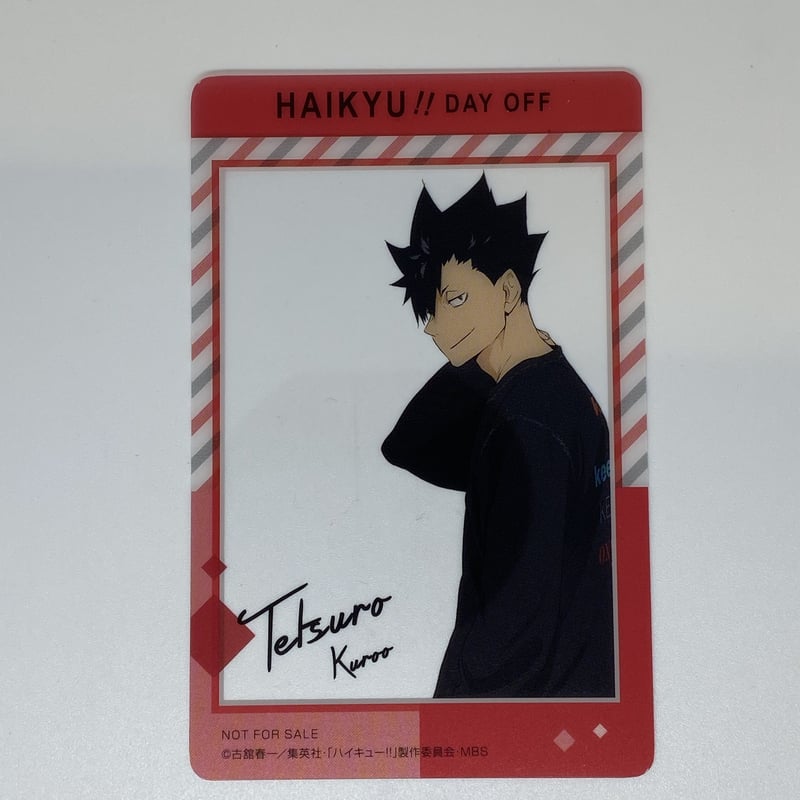 ハイキュー!! 黒尾 鉄朗 フォトフレーム風クリアカード | K