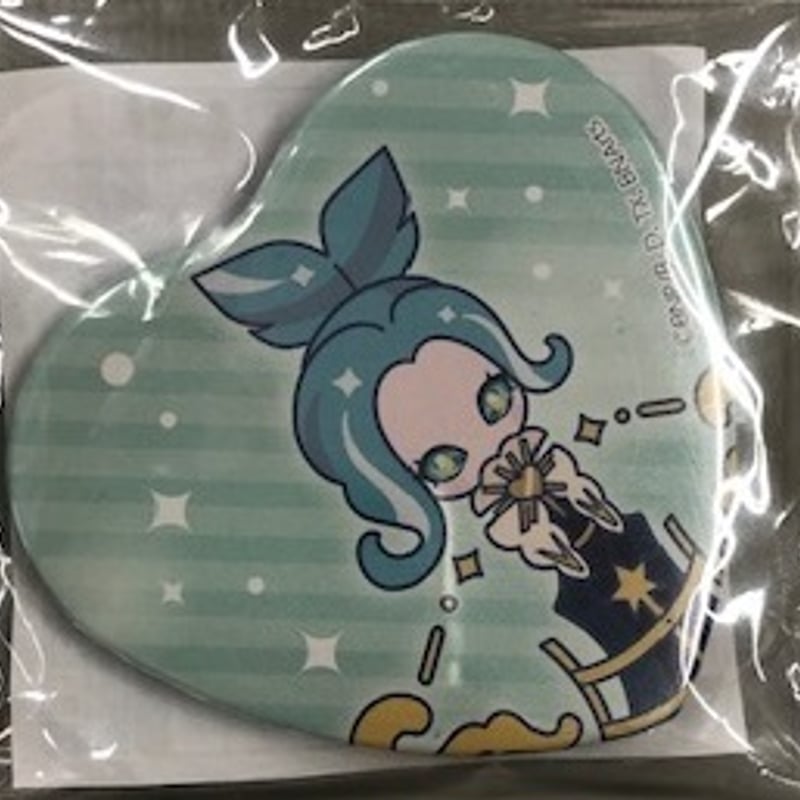 アイカツプラネット! ミラーイン☆ガラポン B賞ハート型缶バッジ ラブ 