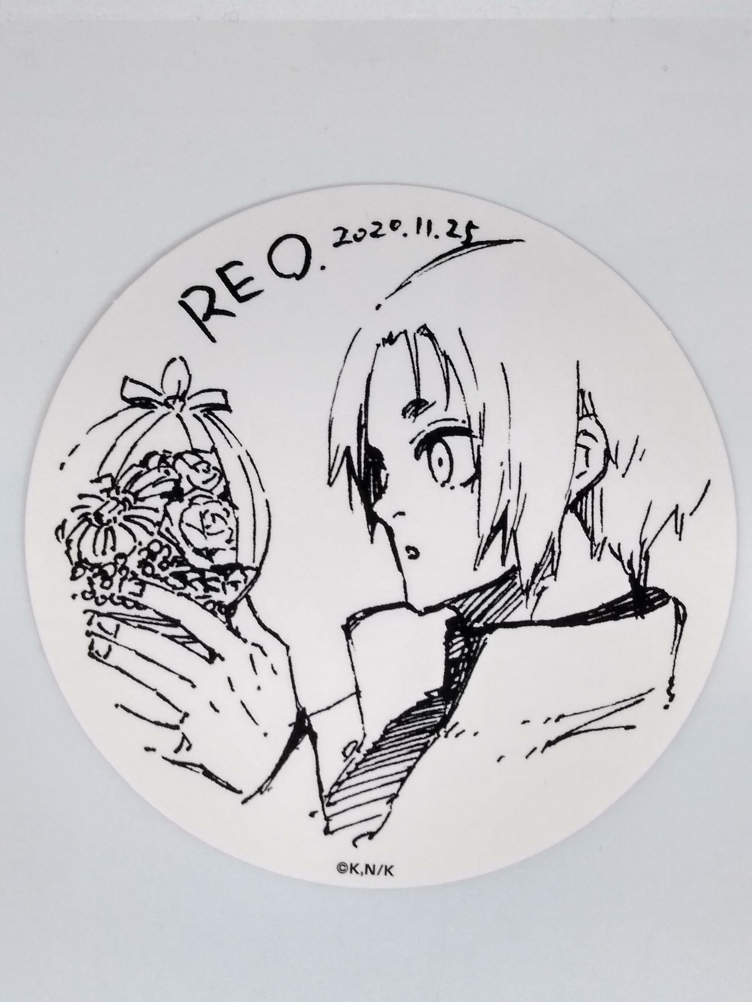 御影玲王 複製コースター・当たり付き缶バッジ 5点セット original