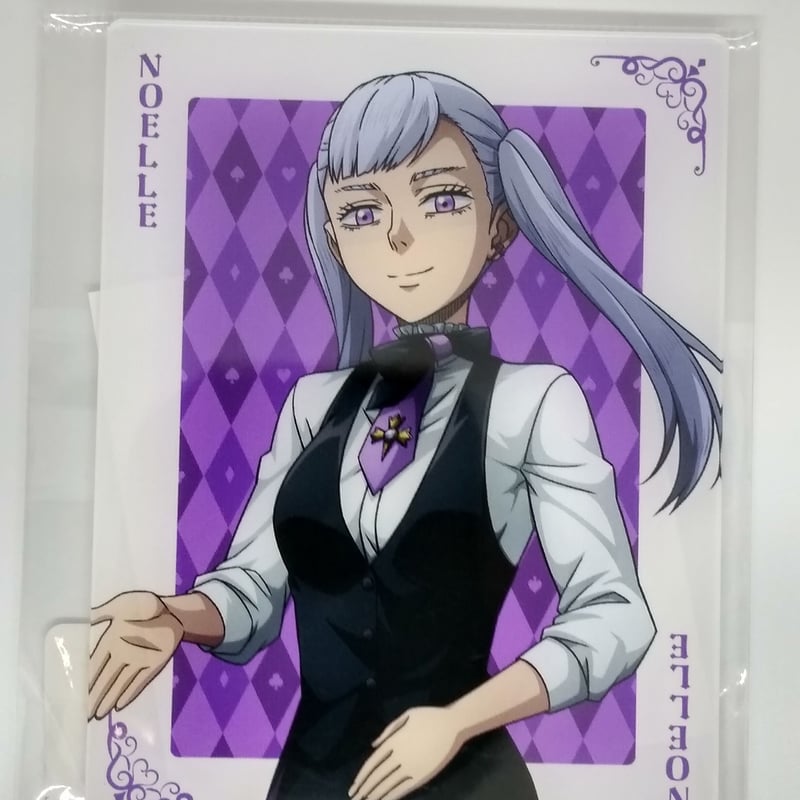 ブラッククローバー くじ景品 E賞 アクリルカード ノエル・シルヴァ