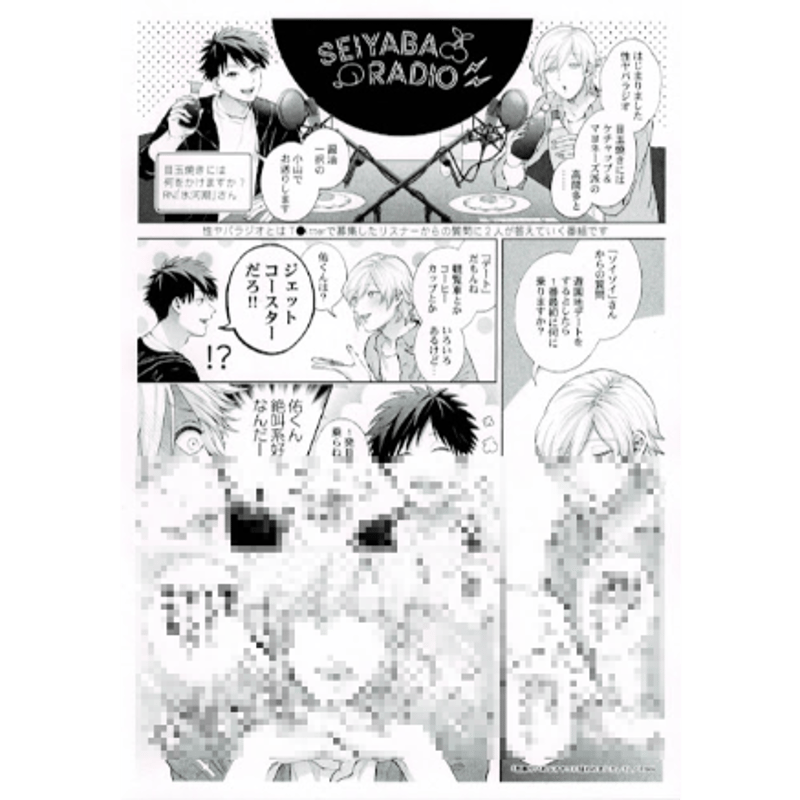 bov『性癖ヤバめなオトコに狙われました。』3巻 購入特典 ペーパー【BL