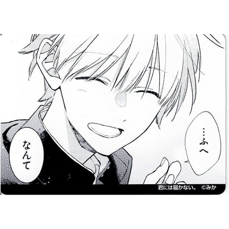 みか 『君には届かない。』  胸キュン イラストカード【BLグッズ】