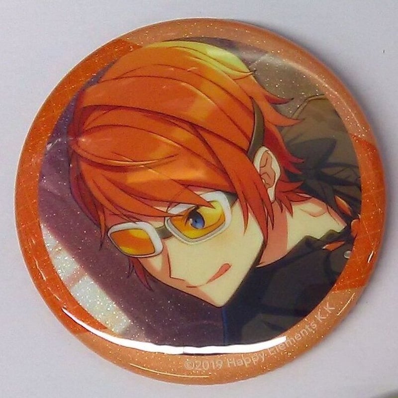 エリオスライジングヒーローズ ビリー・ワイズ グリッター缶バッジ | K