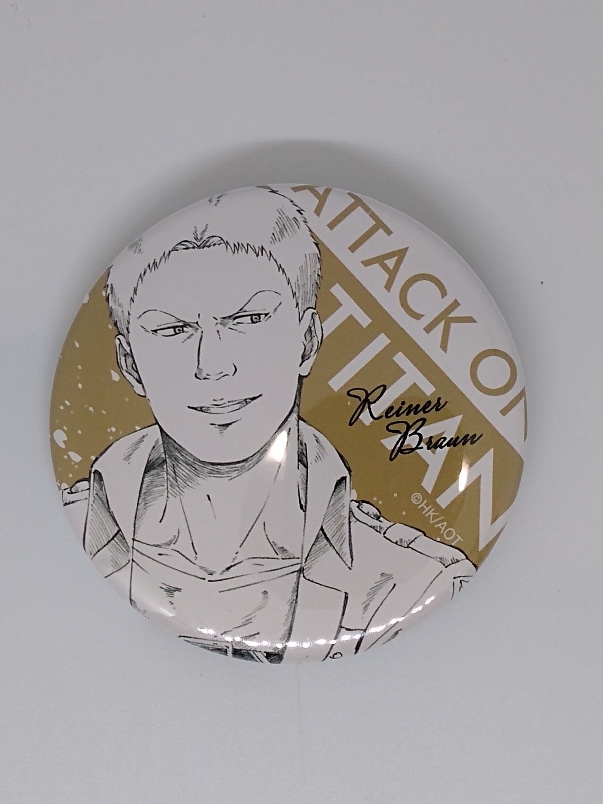 進撃の巨人　ライナー　缶バッジ　WITSTUDIO fit=scale-down,w=1200