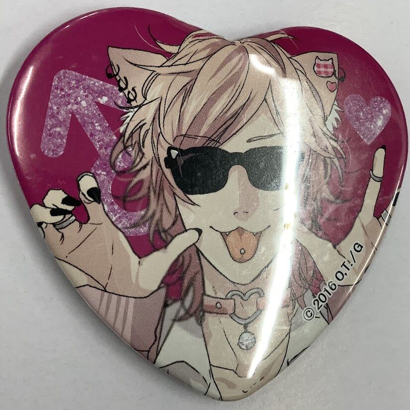 ヤリチンビッチ部 ハート型缶バッジセット おげれつたなか『ヤリチン