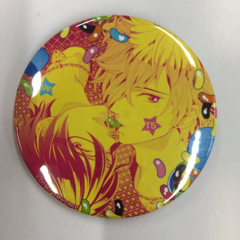 ブラコン くじ 朝日奈椿＆朝日奈弥缶バッジ イタミ有・裏サビ有】BROTHERS CONFLICT 椿 弥 缶バッジ | K