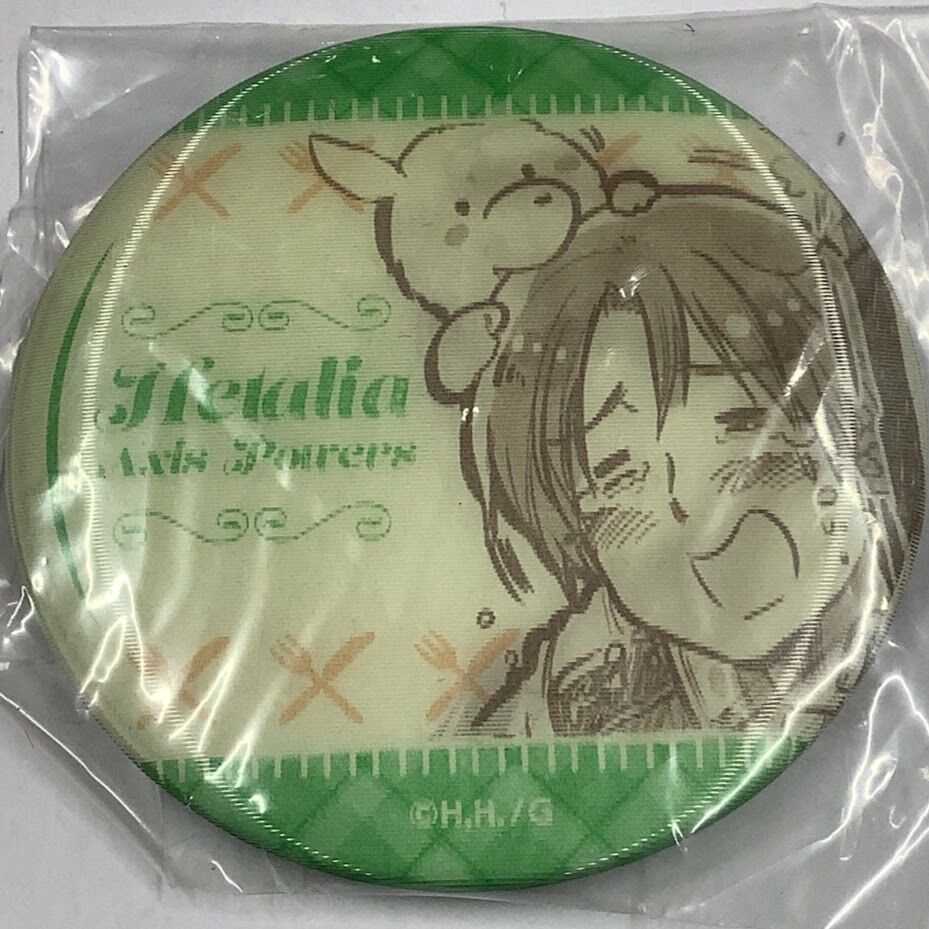 ヘタリア　美食家だらけだよっ！　チェンジング缶バッジ　Ani-Art缶バッジ ヘタリア Axis Powers』 『美食家だらけだよっ！』 イタリア