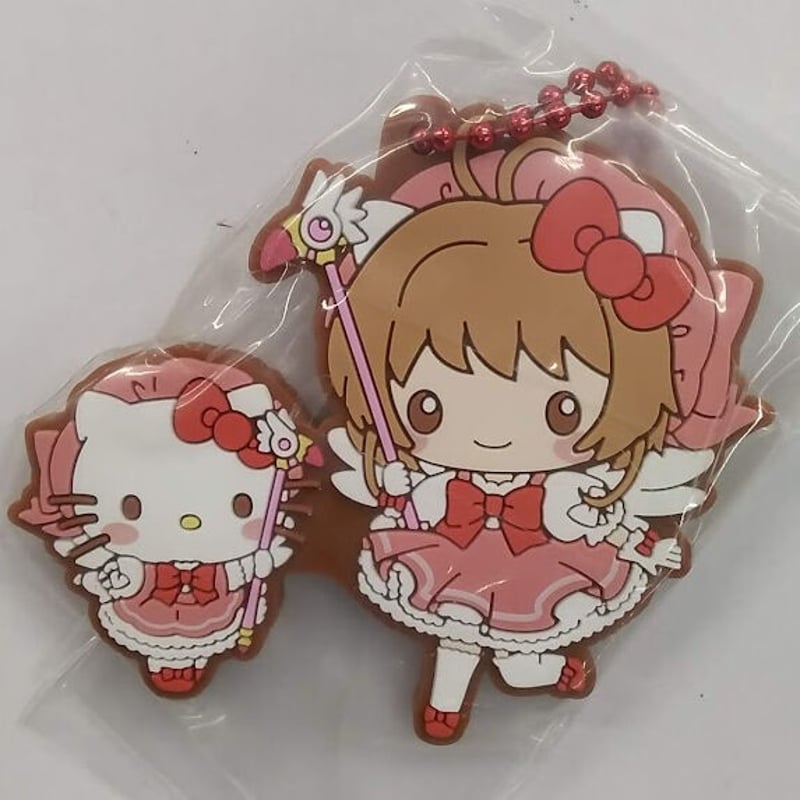 カードキャプターさくら 木之本桜&ハローキティ ラバーストラップ | K