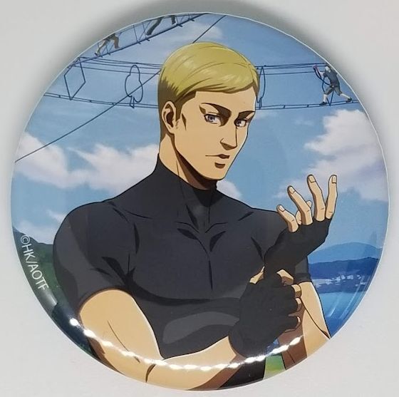 進撃の巨人 エルヴィン・スミス 缶バッジ | K-BOOKS 池袋 2次元グッズ通販