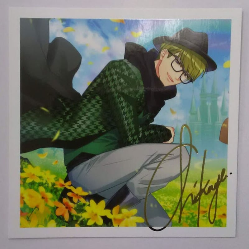 A3！卯木千景（箔押し）ましコレ スクエアフォトコレクション Vol.1 春