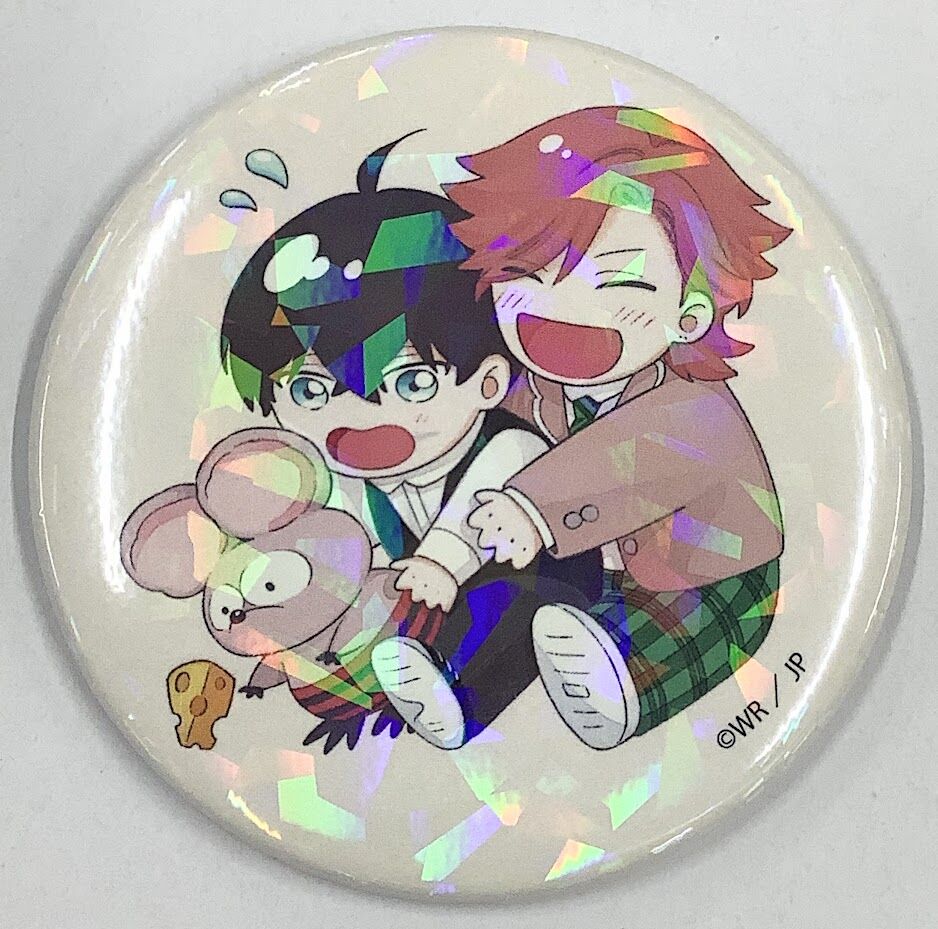 綿レイニ 『いけないひなたくん』G-Lish10周年 ホログラム 缶バッジ