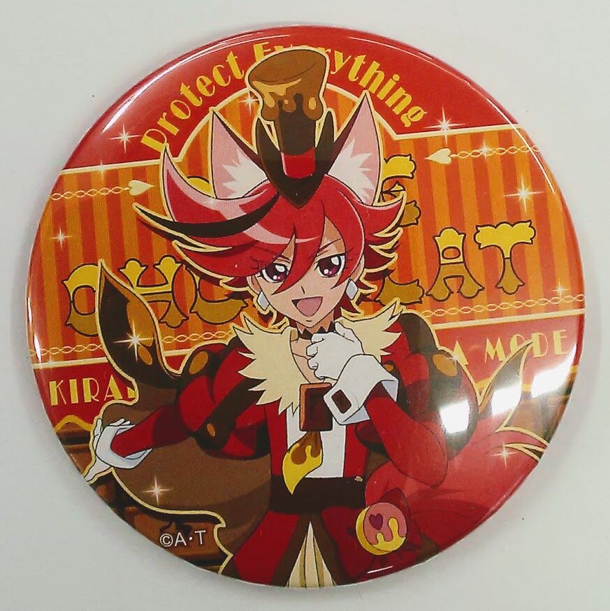 レア　プリキュアアラモード　缶バッチ　ラバーチャーム original