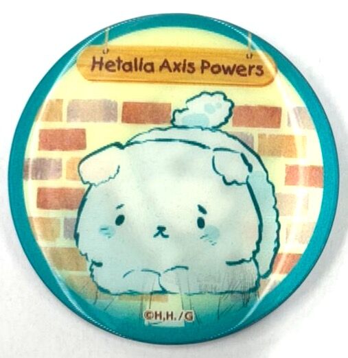 ヘタリア　チェンジング缶バッジ　ピンク リヒテンシュタイン 「ヘタリア Axis Powers トレーディング