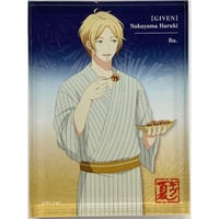 キヅナツキ 『映画 ギヴン 海へ』 ノイタミナカフェ サマーキャンペーン　アクリルブロック 夏祭りver.　春樹　【BLグッズ】