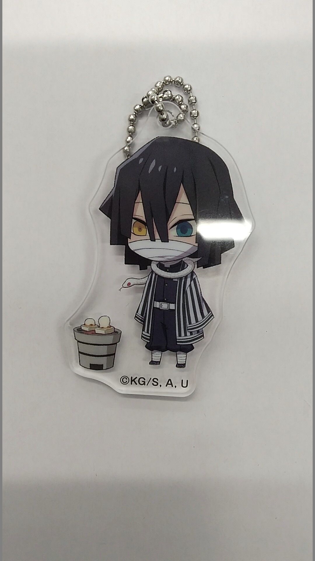 ☆ 鬼滅の刃　ハロウィン2019　アクリルキーホルダー　缶バッジ　伊黒小芭内 鬼滅の刃 ハロウィン アクリルキーホルダー 缶バッジ 2019 宇髄天元