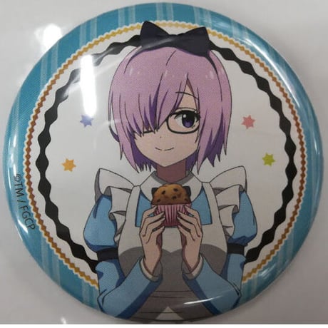 Fate/FGO マシュ・キリエライトFate/Grand Carnival　THEキャラカフェ　缶バッジ