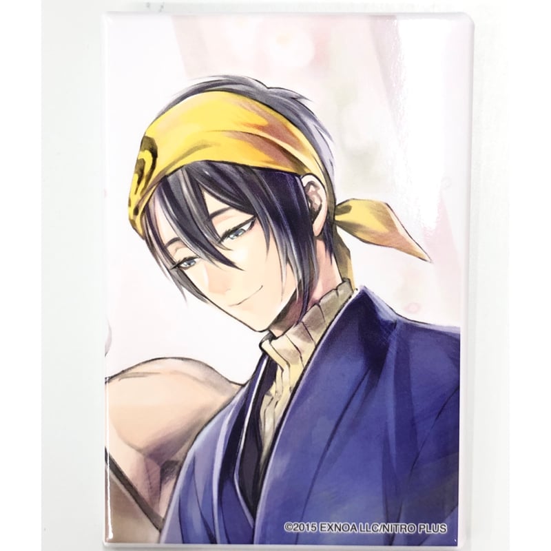 刀剣乱舞 三日月宗近 スクエア缶バッジコレクション 一周年記念祝画