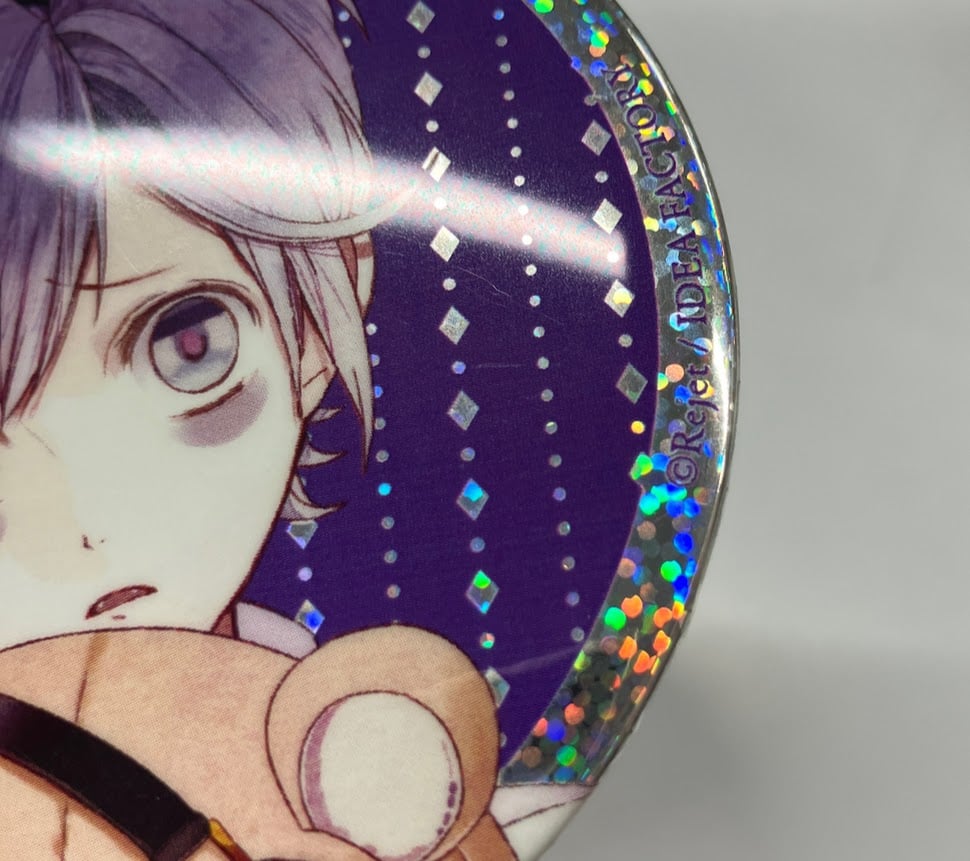 缶バッジ ホロ　DIABOLIK LOVERS ディアラバ 逆巻カナト　カナト DIABOLIK LOVERS ディアラバ ビック缶バッジ ホロ 逆巻カナト