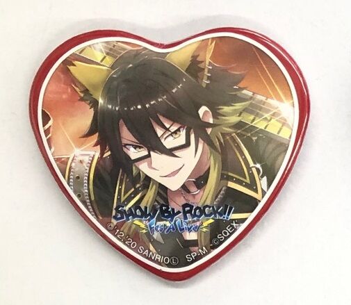 SHOW BY ROCK!! SB69 アイレーン カラ鉄コラボ ハート缶バッジ SHOW BY ROCK!!｜ハート型缶バッジ「SHOW BY ROCK!!」01/Heart