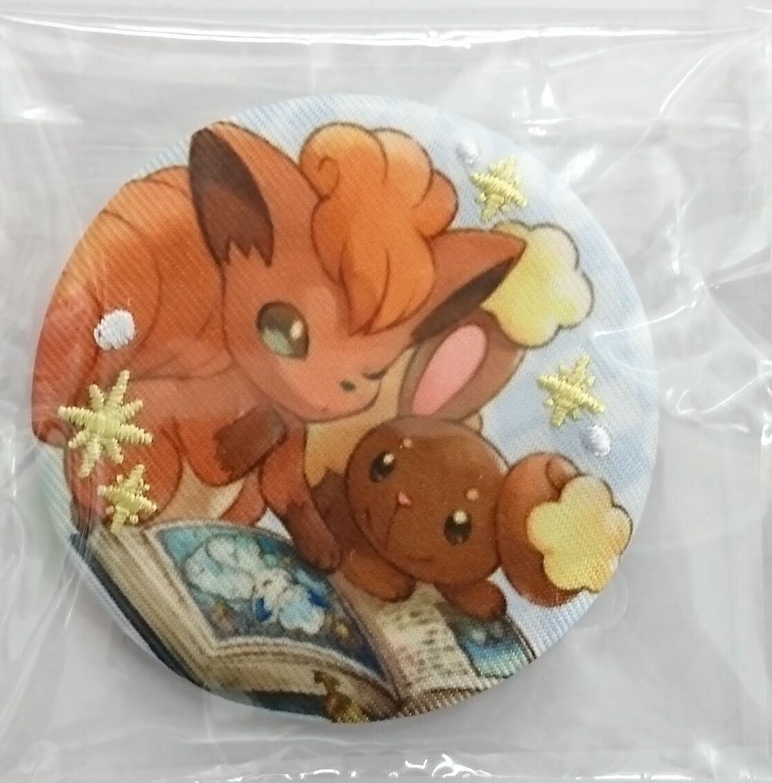 ポケモン - ポケモン にたものどうし ほんわかぽかぽか 刺繍バッジ ロコン アクリル メタル ポケモン にたものどうし ほんわかぽかぽか 刺繍バッジ ロコン