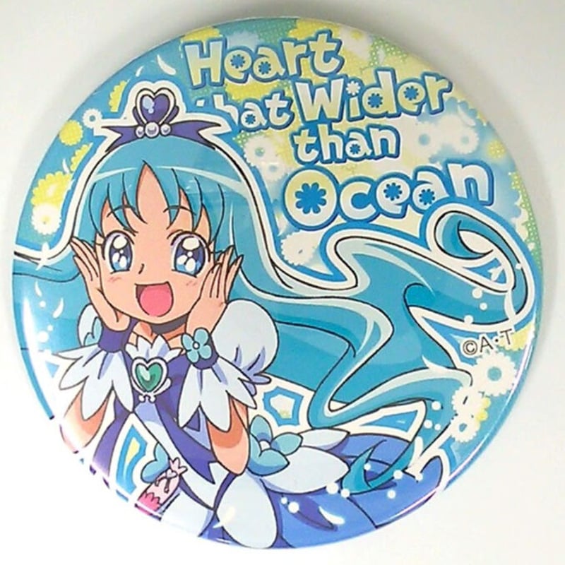 ハートキャッチプリキュア キュアマリン トゥインクル缶バッジ 2 WOW