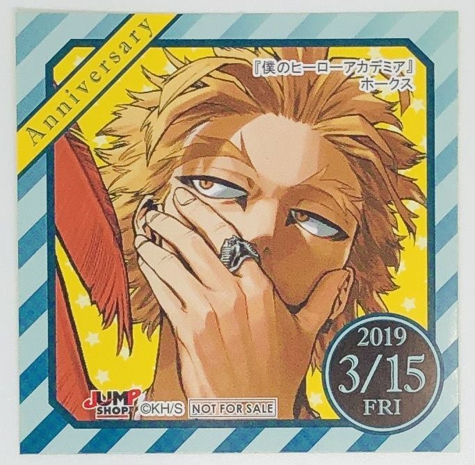 ホークス　バレンタインフェア　特典　僕のヒーローアカデミア　ステッカー ホークスバレンタインフェア特典僕のヒーローアカデミアステッカー