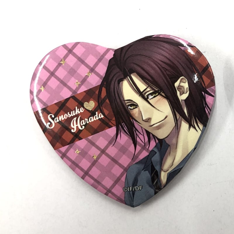 薄桜鬼SSL 原田左之助 ハート缶バッジ