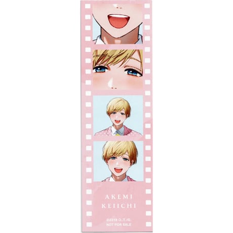 おげれつたなか 『ヤリチン☆ビッチ部』　POP UP STORE　フィルム風 イラストカード　明美【BLグッズ】