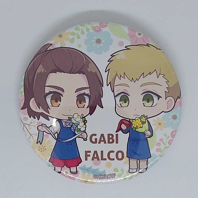 進撃の巨人 トレーディング 缶バッジ ガビ・ブラウン ＆ ファルコ  