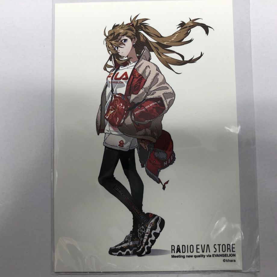 RADIO EVA 大判ポストカード アスカ レイ RADIO EVA エヴァ 非売品特典 2025 大判ポストカード アスカ