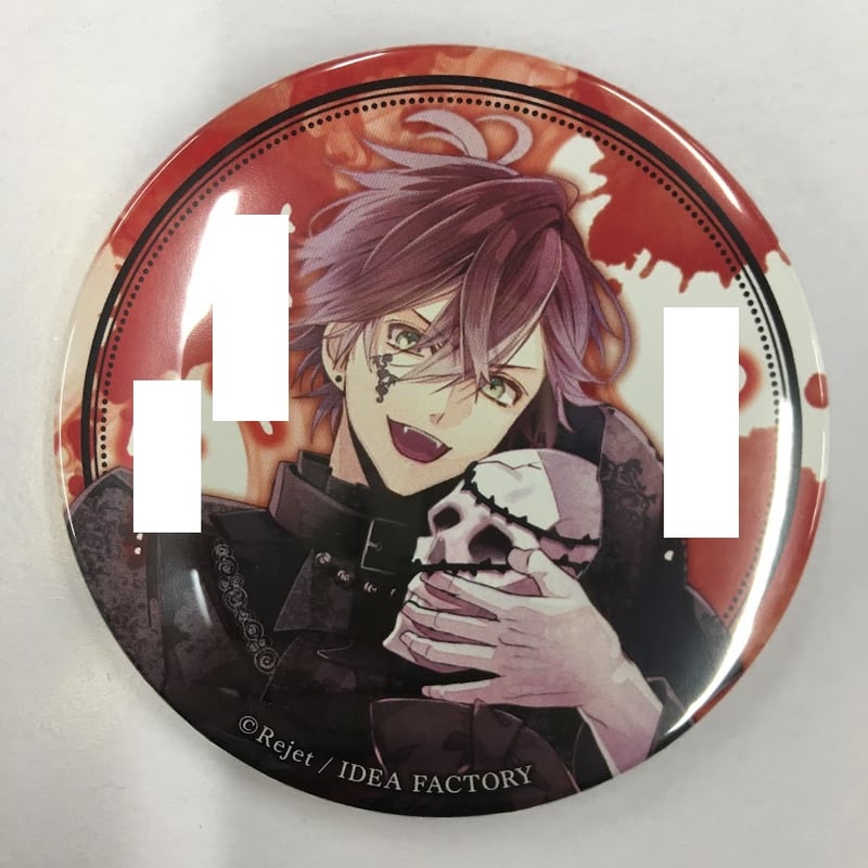キャラクターグッズ 死の祝祭 ホロ 缶バッジ 逆巻 アヤト DIABOLIK LOVERS