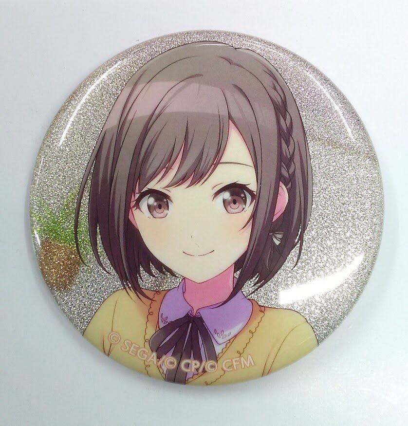 プロセカ 42b 東雲絵名 グリッター缶バッジ プロジェクトセカイ 東雲絵名 グリッター缶バッジ イベントイラスト