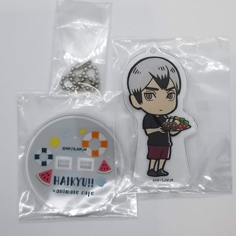 ハイキュー アニカフェ サマースタイル アクリルスタンド 缶バッジ