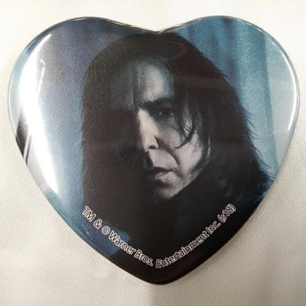 ハリーポッター スネイプ先生 ハート缶バッジ その2 | K-BOOKS 池袋