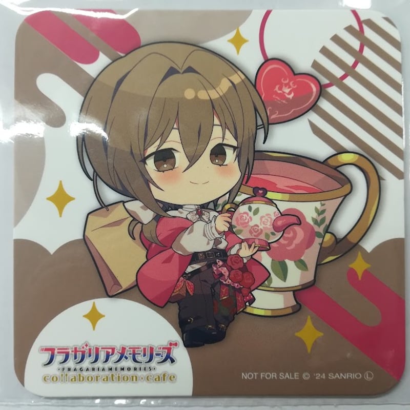 フラガリアメモリーズ コラボカフェ 特典 コースター イラストカード 7点セット フラガリアメモリーズ ロマリシュ collaboration cafe 特典コースター