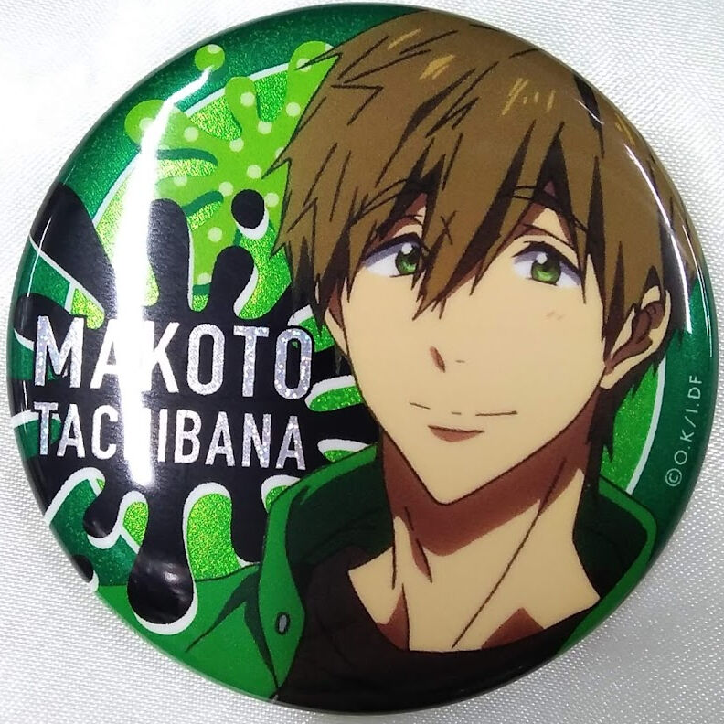 Free! 橘真琴　缶バッジ　33個セット Free DF ホログラム缶バッジセット 橘真琴
