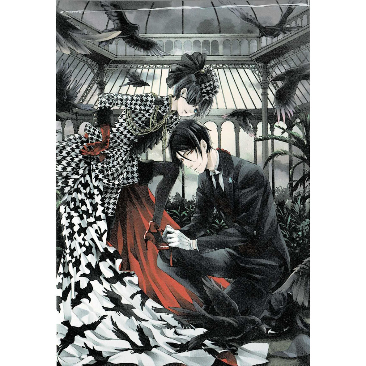 枢やな 『黒執事』-Rich Black- ポストカード シエル セバスチャン