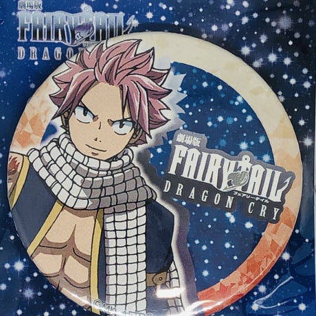 FAIRY TAIL ナツ スクエア缶バッジ　フェアリーテイル FAIRY TAIL ナツ スクエア缶バッジ フェアリーテイル