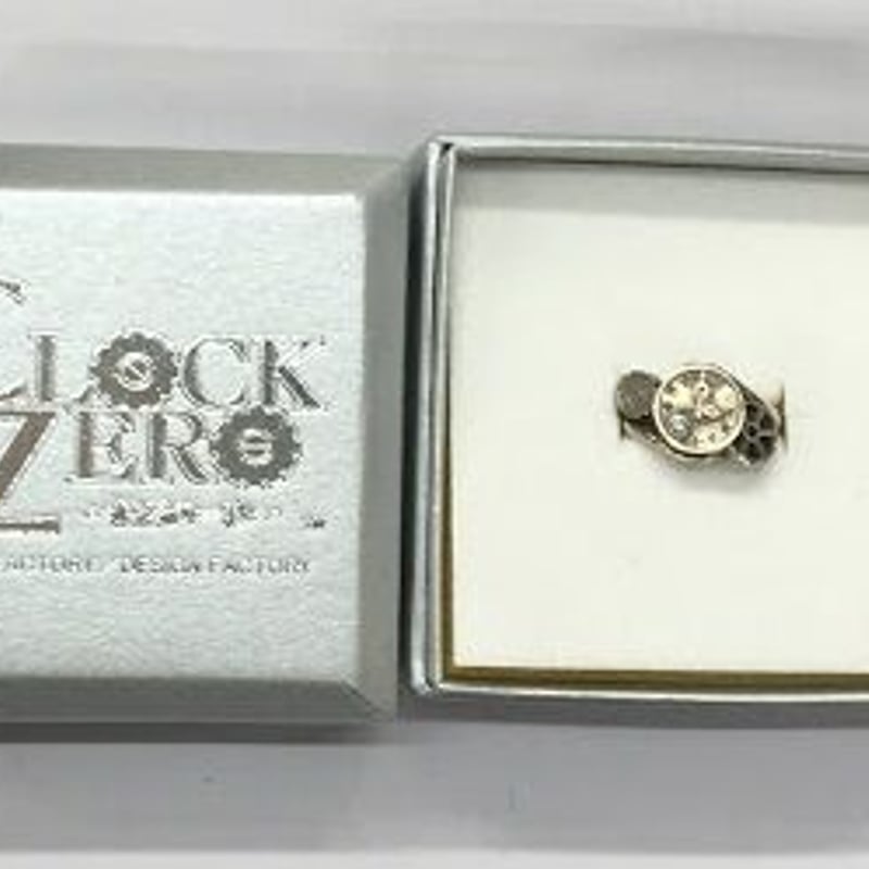 変色有】CLOCK ZERO ～終焉の一秒～ シルバーアクセサリーリング | K 