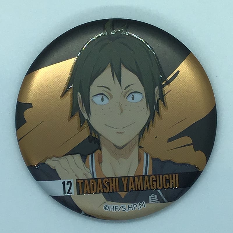 ハイキュー メモリアル 缶バッジ 烏野 山口忠