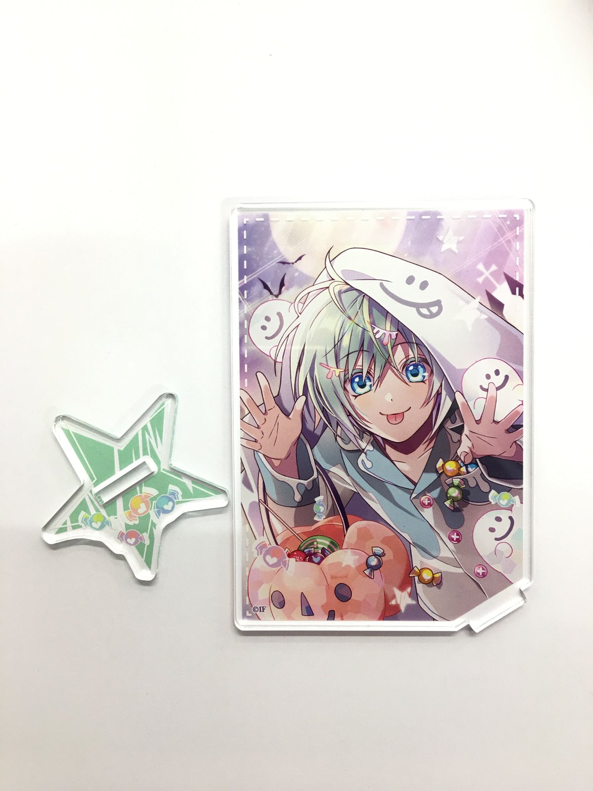 サンドリヨンパリカ パリカ ちびっこ　ハロウィン　アクリルスタンド　廻螺 エラ サンドリヨンパリカ パリカ ちびっこハロウィンアクリルスタンド