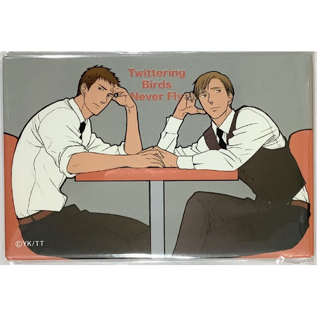 ヨネダコウ 『囀る鳥は羽ばたかない』 推しちゃれ 長方形 缶