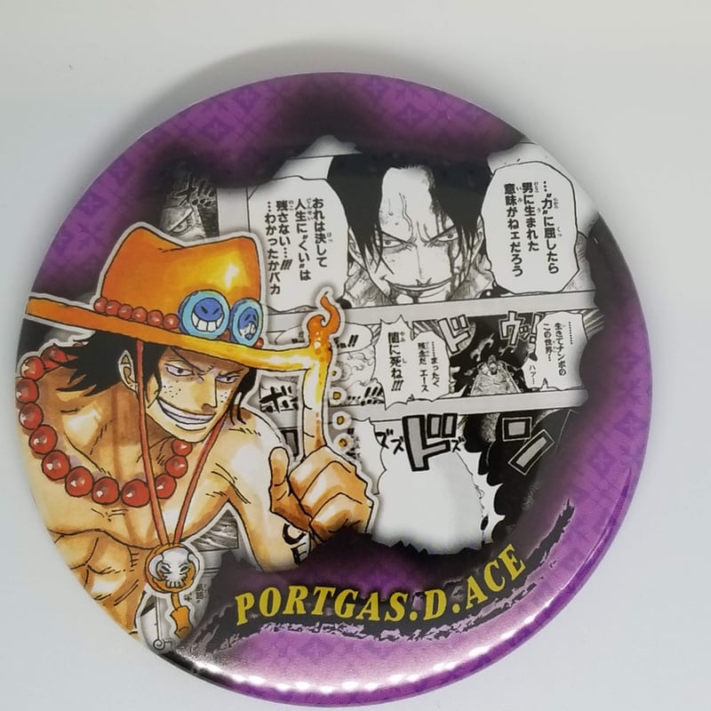 ONE PIECE ポートガス・D・エース コレクション缶バッジ“HEROES