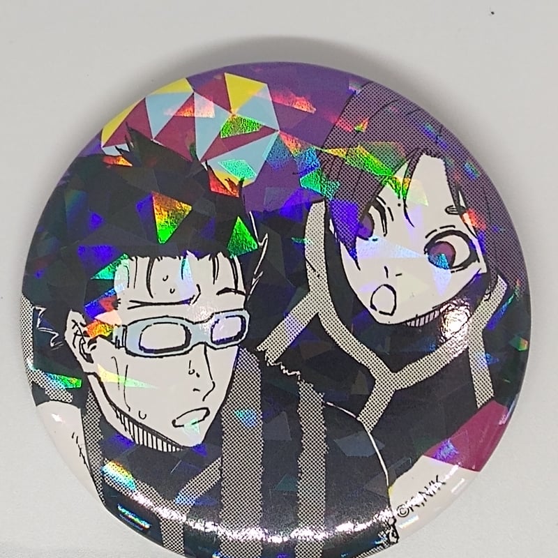 ブルーロック 御影玲王 剣城斬鉄 ホログラム缶バッジvol.4 グッズ-バッチ】ブルーロック2期 ビッグホログラム缶バッジ
