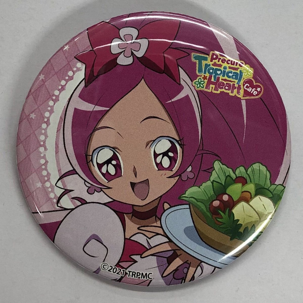 プリキュア キュアブロッサム 缶バッジ プリキュア トロピカルハートカフェ キュアブロッサム 57mm缶バッジ