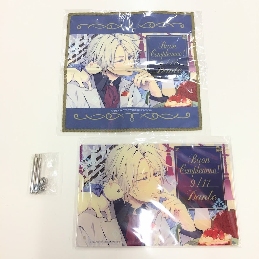 ピオフィオーレの晩鐘 ピオフィ ダンテ バースデー アクリルボード タオル