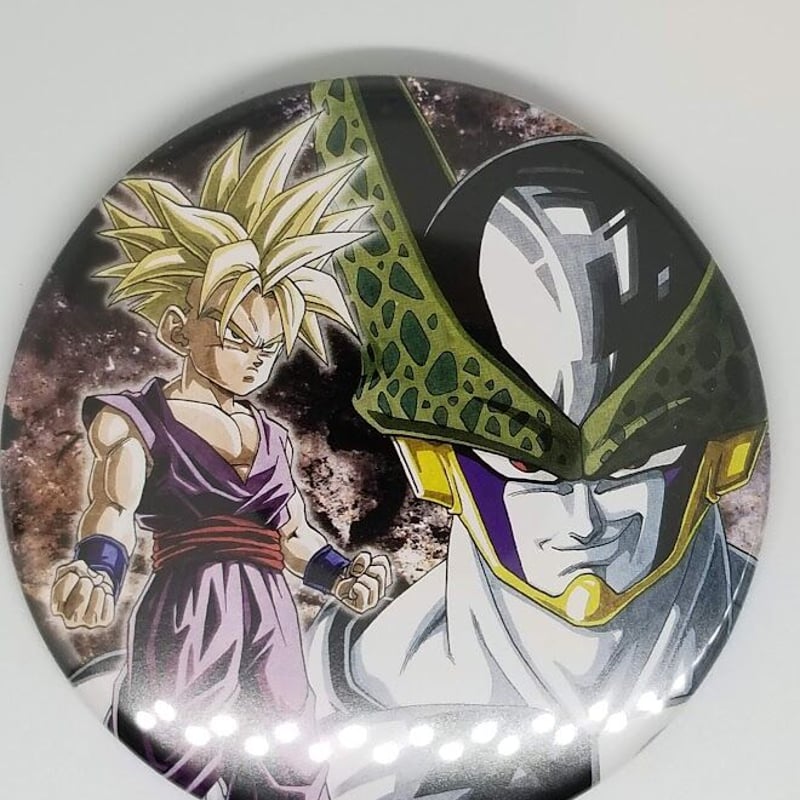 ドラゴンボール デコレクション缶バッジ 孫悟飯　 セル ドラゴンボール 孫悟飯＆セル（完全体）コレクション缶バッジ | K